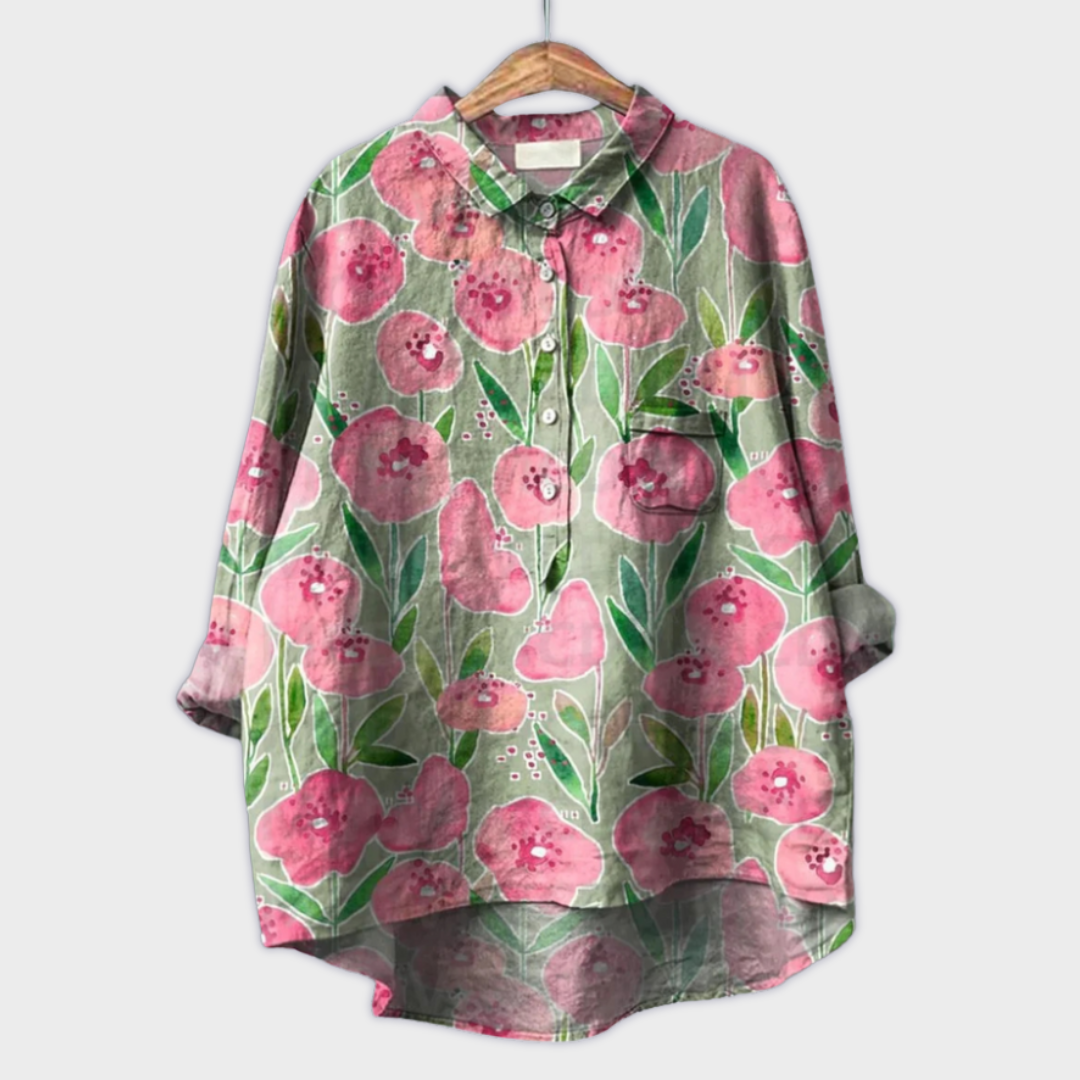 Blusa Floral Artesanal Teresa™