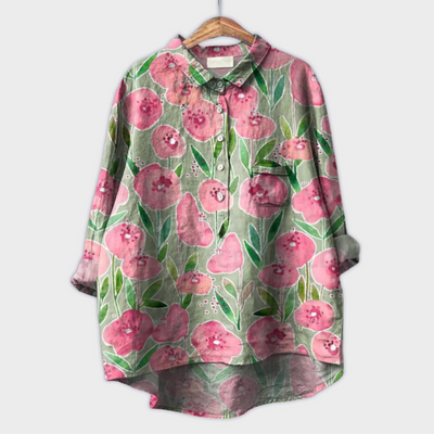 Blusa Floral Artesanal Teresa™