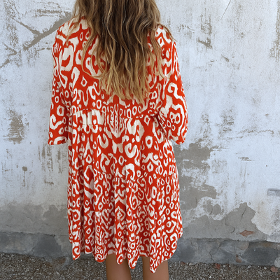 Noa™ Vestido Boho Ikat Mujer