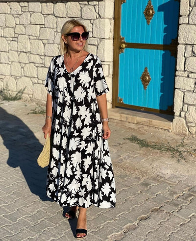 Vestido Elegante con Cobertura Vientre Valeria™