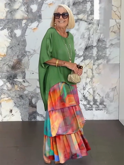 Rocío™ Vestido Trébol Degradé
