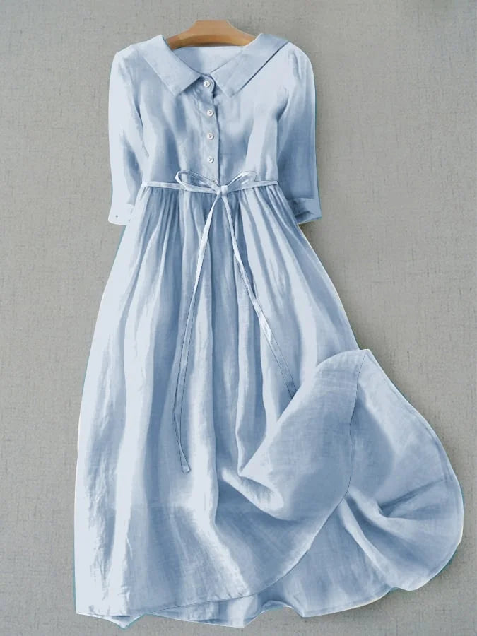 Amalia™ Vestido Lazo a la Cintura