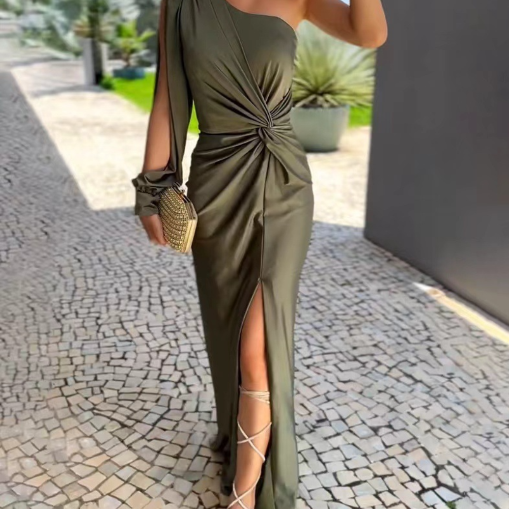 Aylén™ Vestido Un Hombro