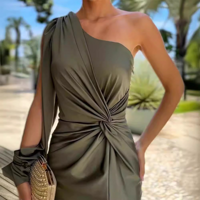Aylén™ Vestido Un Hombro