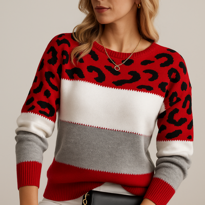 Renata™ Suéter Leopardo