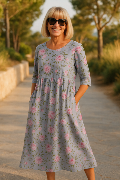 Vestido Midi Relajado Sofía™
