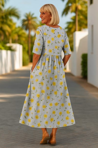 Vestido Midi Relajado Sofía™