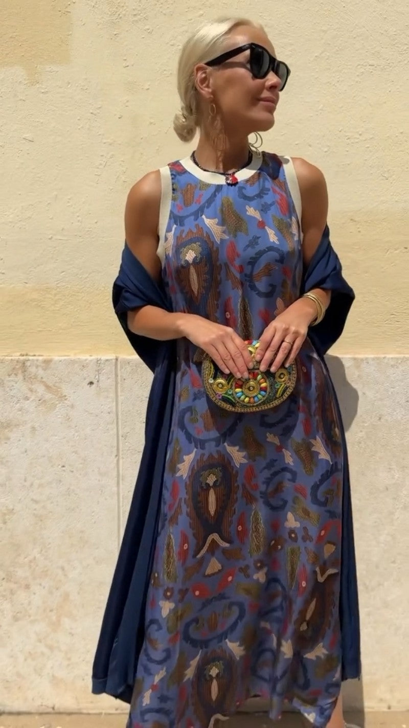 Vestido Largo con Estola Leonor™