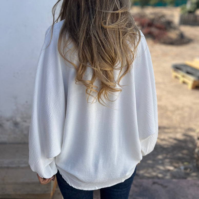 Antonia™ Blusa Oversize Elegante