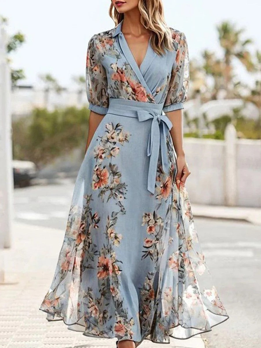 Constanza™ Vestido Floral Midi