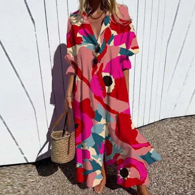 Maite™ Vestido Maxi Floral