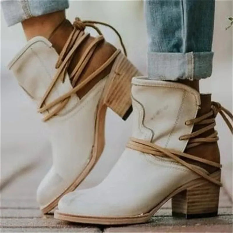 Paz™ Botas Western de Cuero