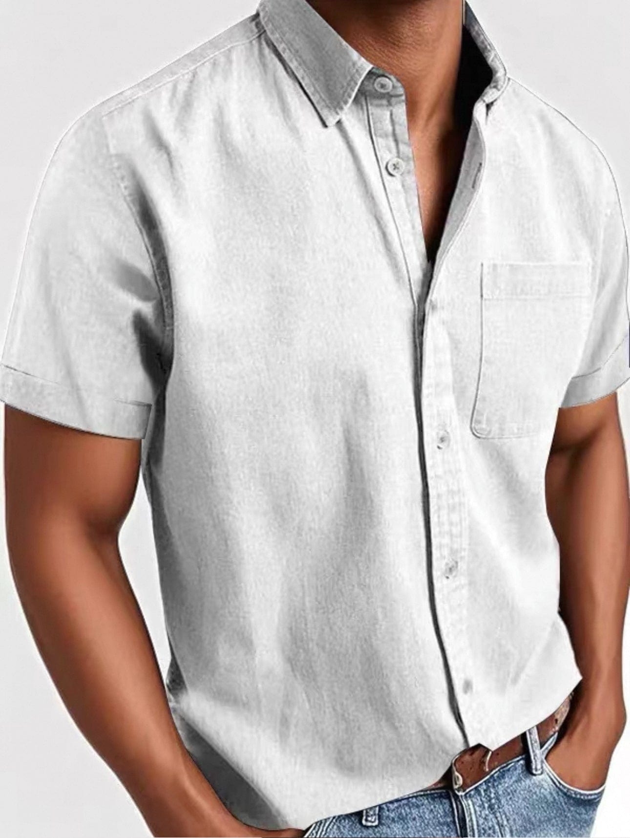 Bram™ Camisa Verano Hombre Manga Corta