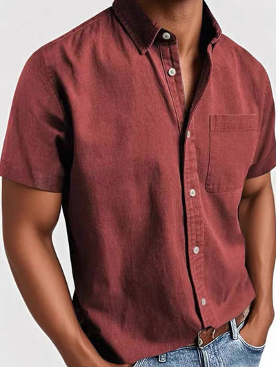Bram™ Camisa Verano Hombre Manga Corta