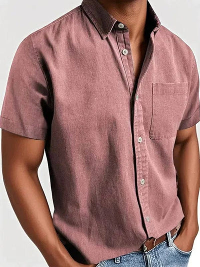 Bram™ Camisa Verano Hombre Manga Corta