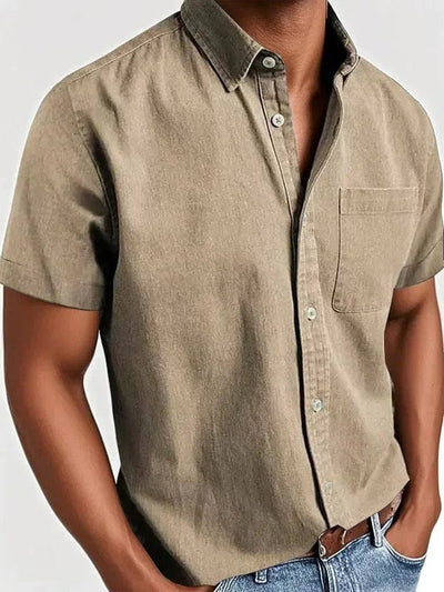 Bram™ Camisa Verano Hombre Manga Corta