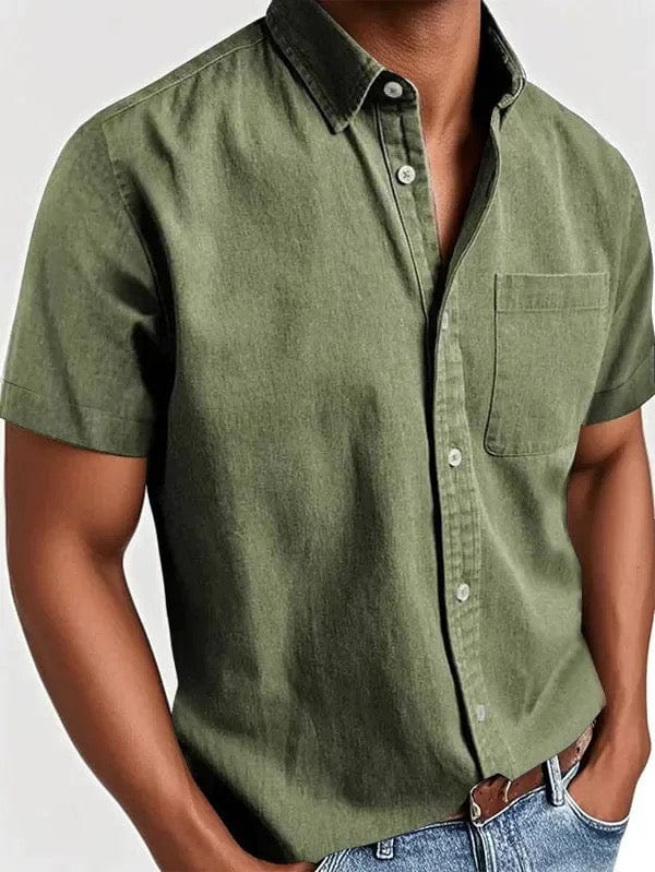 Bram™ Camisa Verano Hombre Manga Corta