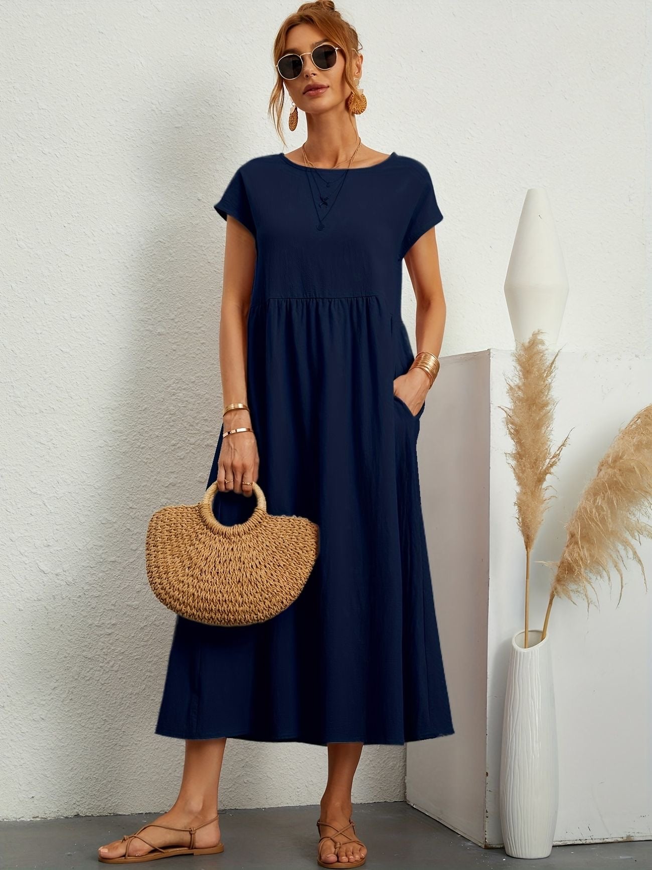 Vestido Casual Midi Clara™
