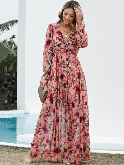 Vestido Floral Largo Antonia™