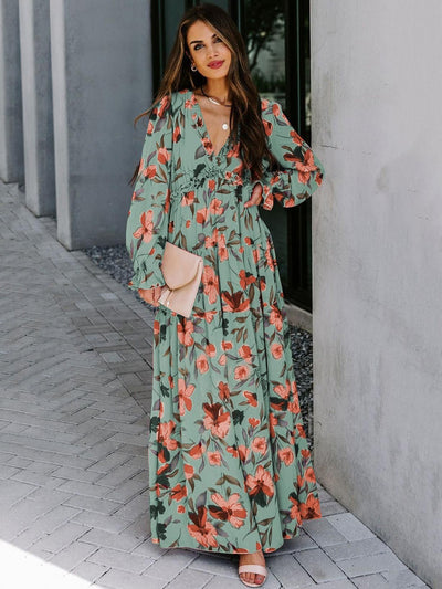 Vestido Floral Largo Antonia™