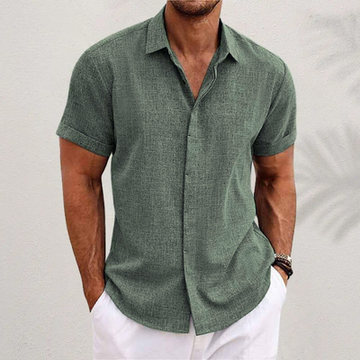 Álvaro™ Camisa Hombre Look Lino