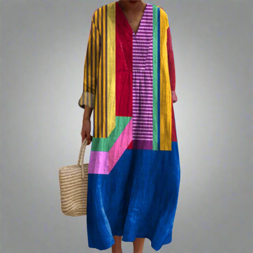 Antonia™ Vestido Geométrico