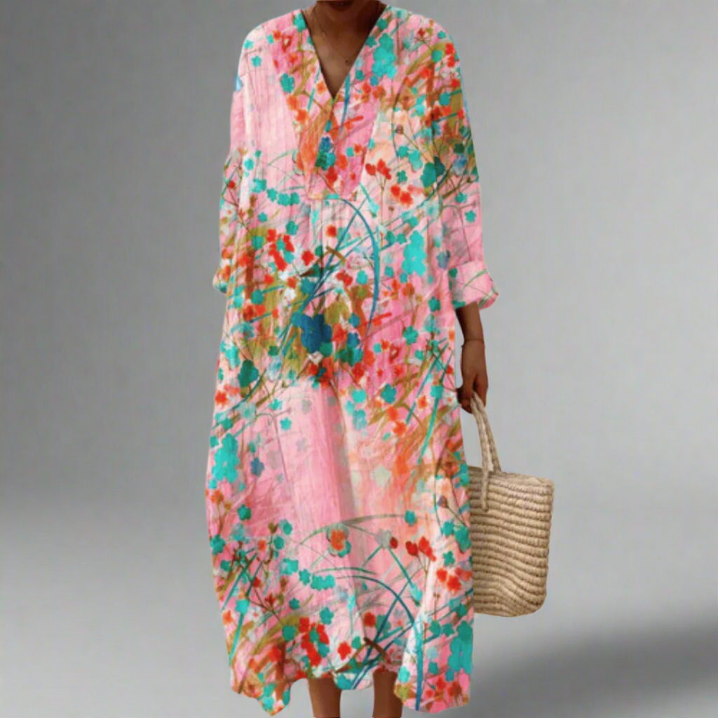Rocío™ Vestido Floral Maxi
