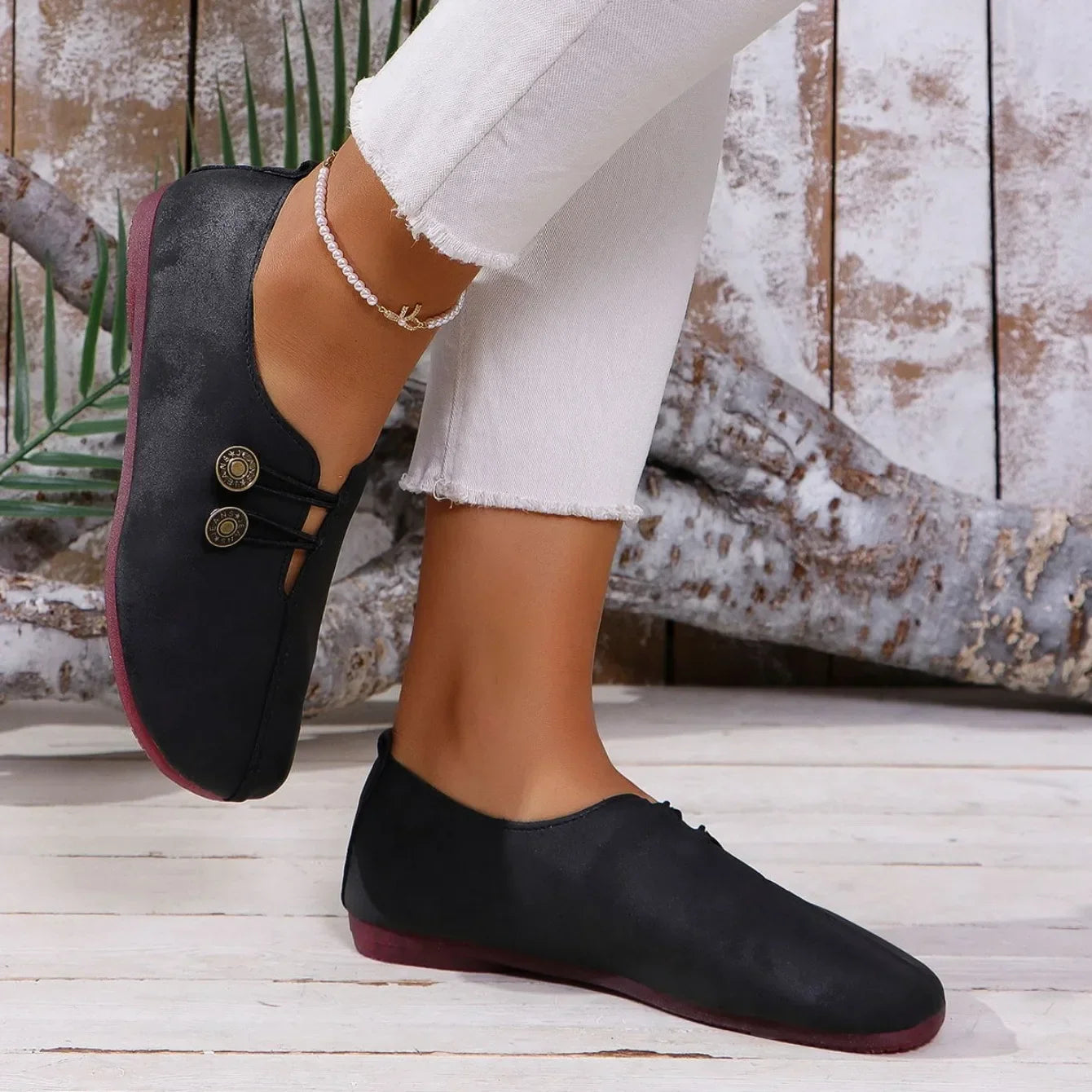 Rocío™ Mocasines de Ante