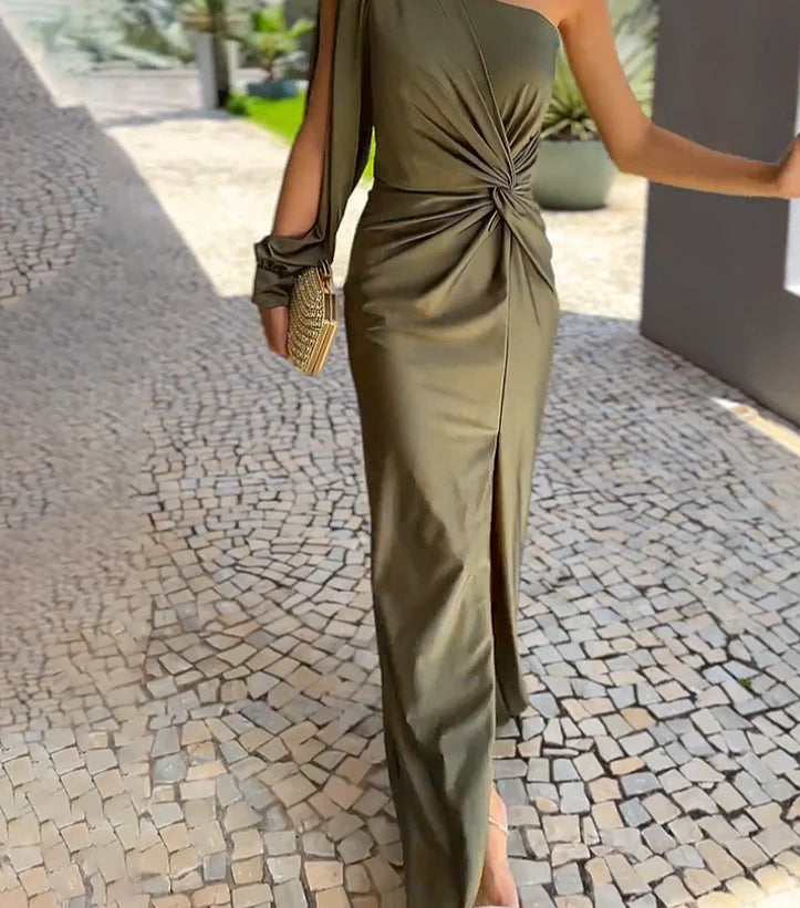 Aylén™ Vestido Un Hombro