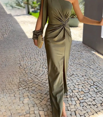 Aylén™ Vestido Un Hombro
