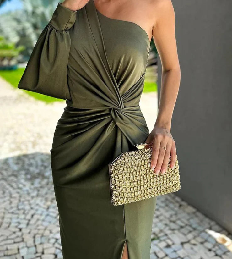 Aylén™ Vestido Un Hombro