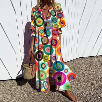 Maite™ Vestido Maxi Floral