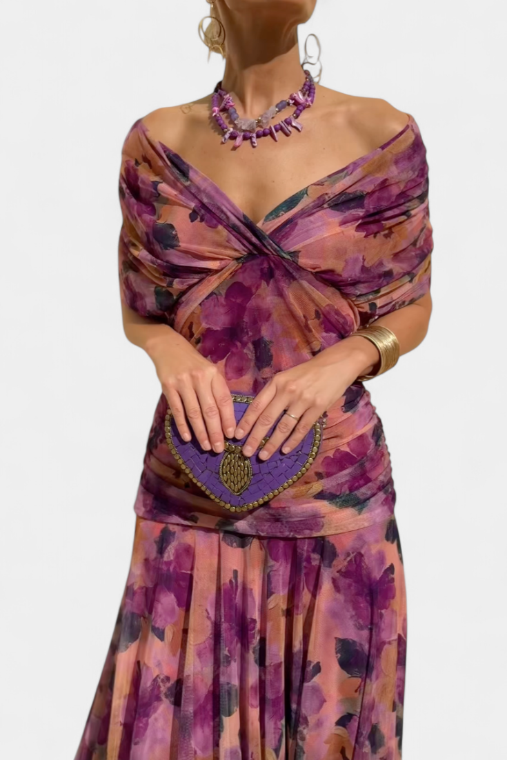 Macarena™ Vestido Floral Largo