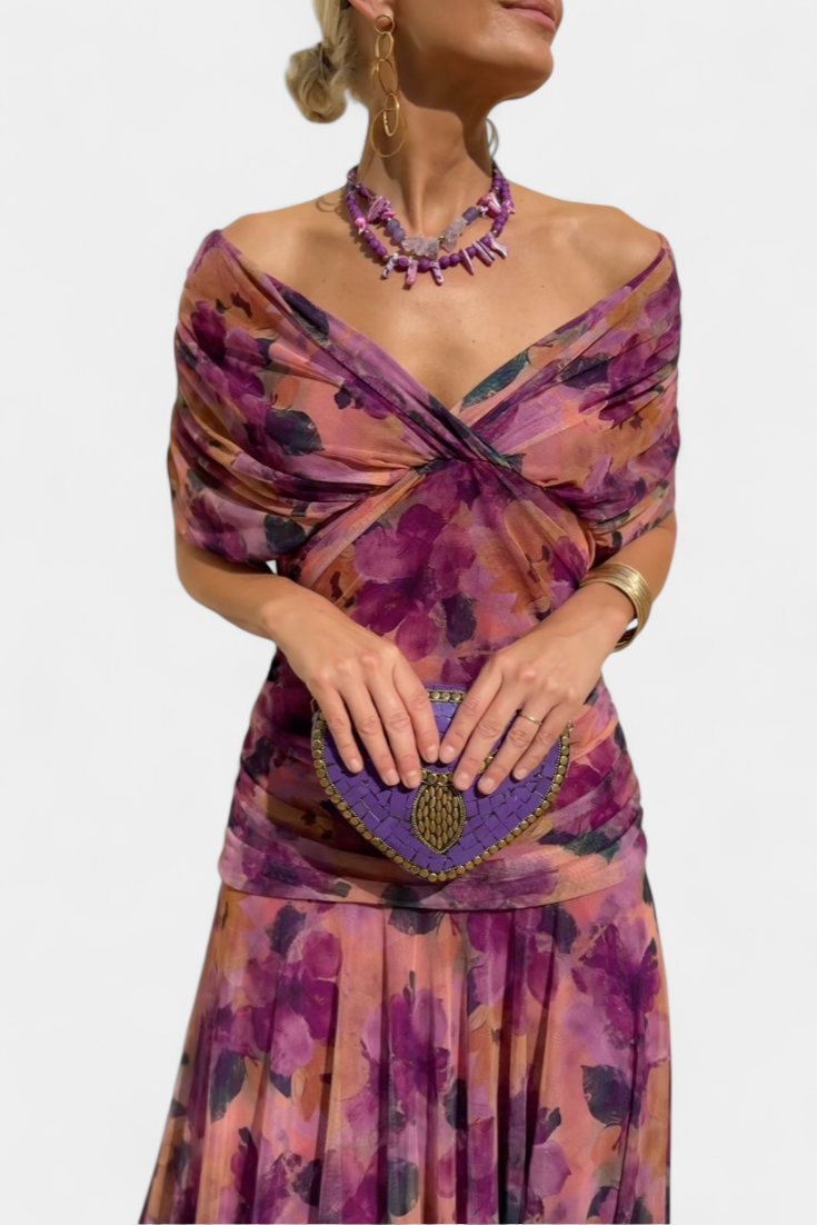 Macarena™ Vestido Floral Largo