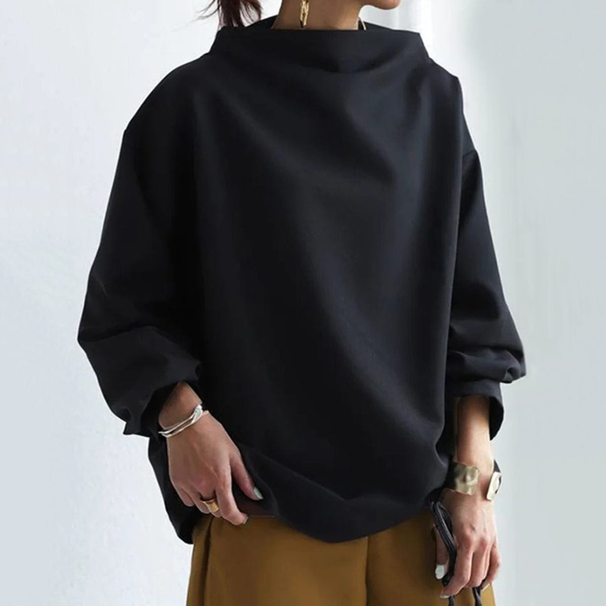 Camila™ Polera Cuello Alto Suave
