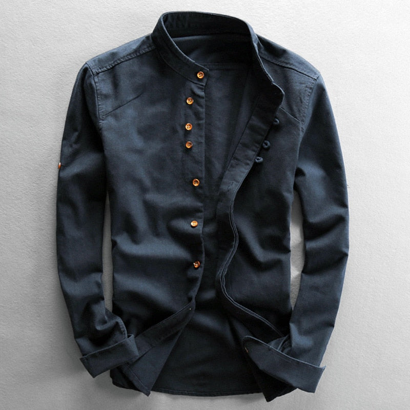 Iván™ Camisa Hombre Estilo Katana