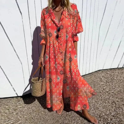 Maite™ Vestido Maxi Floral