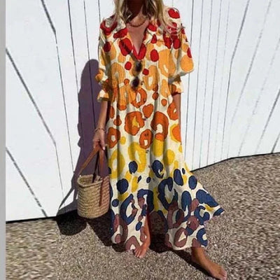 Maite™ Vestido Maxi Floral