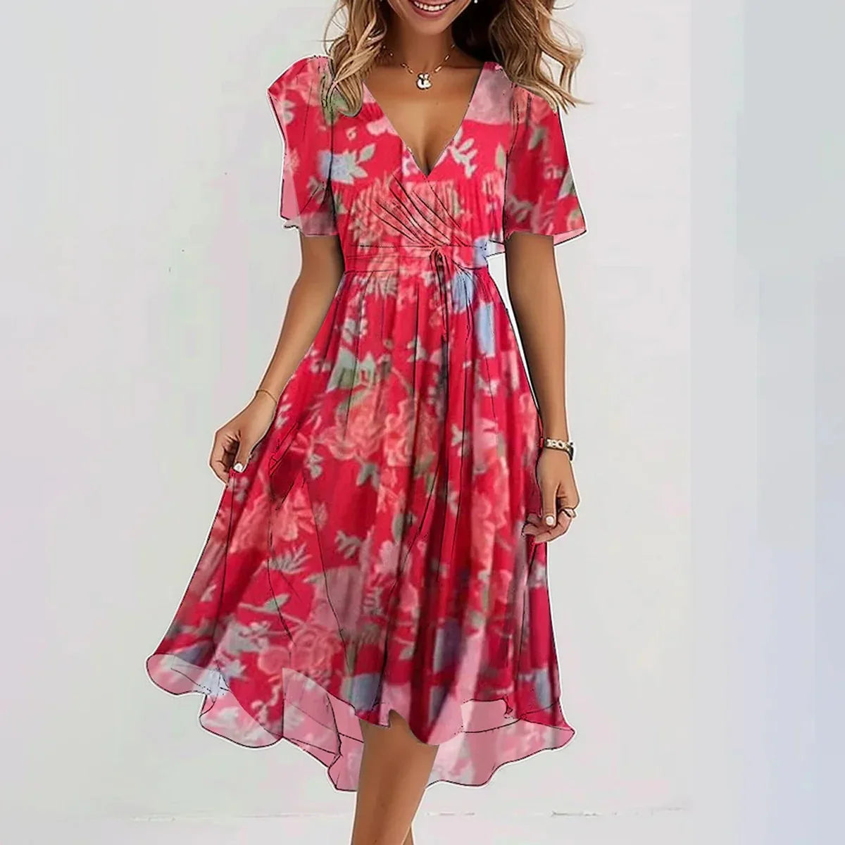 Lotte™ Vestido Verano Mujer Elegante