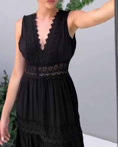 Constanza™ Vestido Encaje V