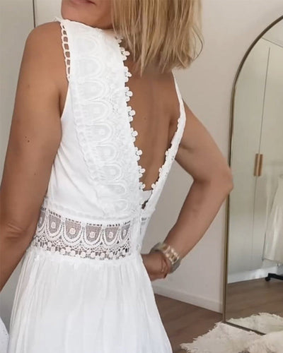 Constanza™ Vestido Encaje V
