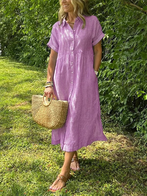 Marieke™ Vestido Camisero Maxi