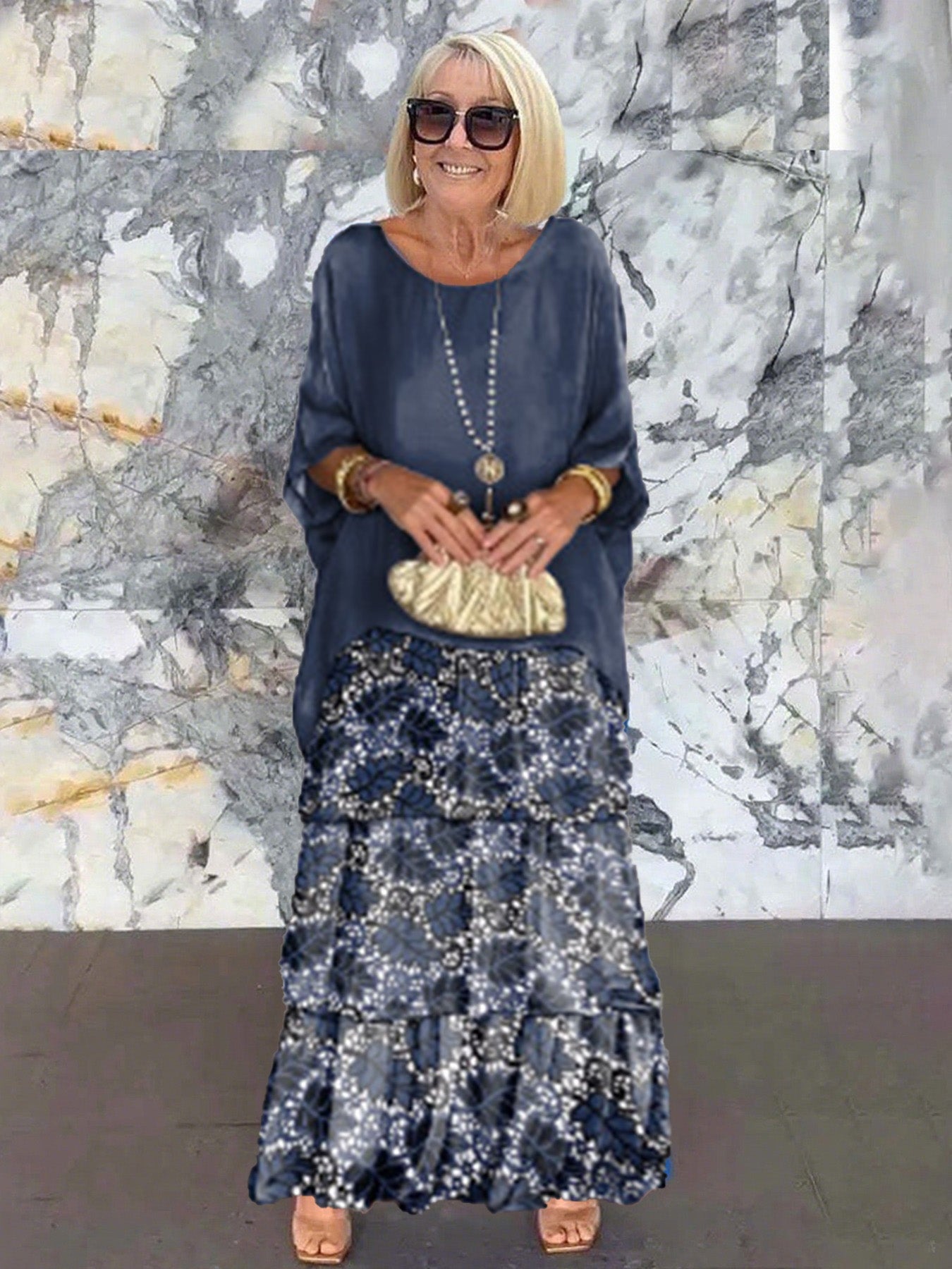 Rocío™ Vestido Trébol Degradé