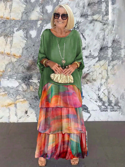 Rocío™ Vestido Trébol Degradé