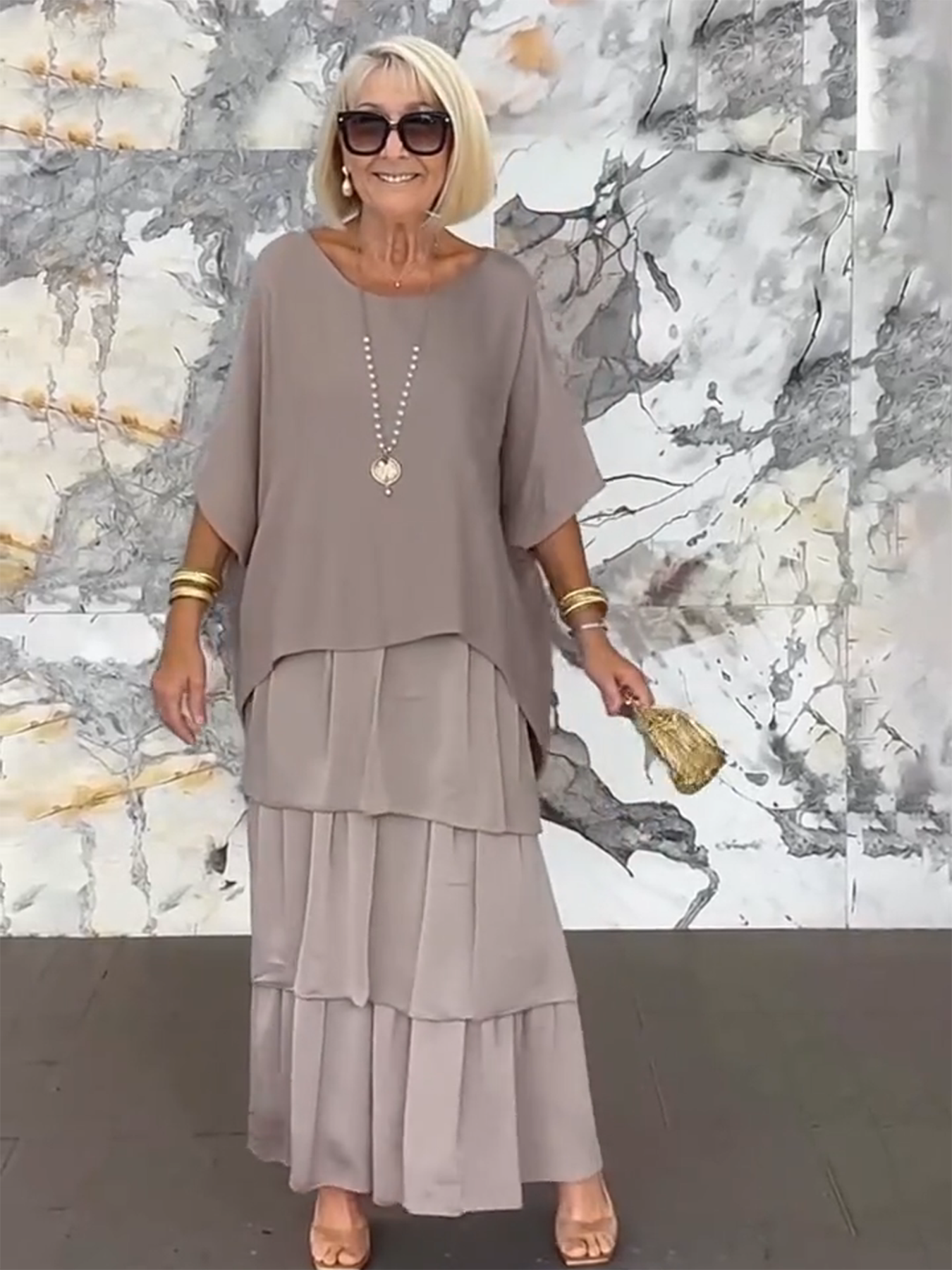 Rocío™ Vestido Trébol Degradé