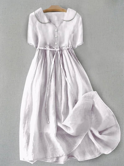 Antonia™ Vestido con Lazo Manga Media