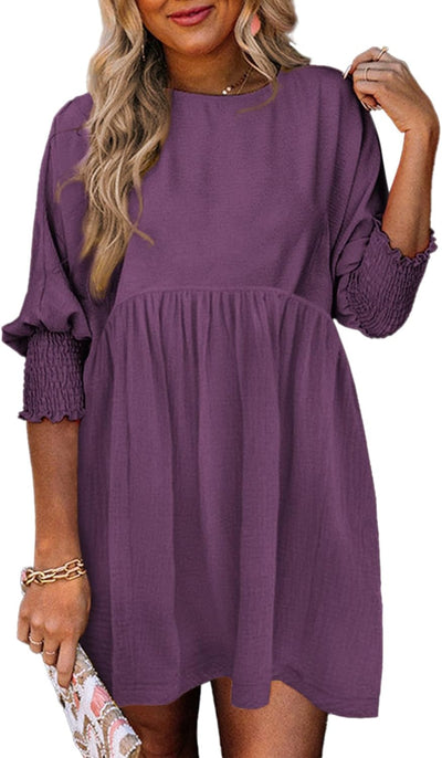 Rayén™ Vestido Fruncido de Verano