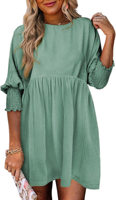 Rayén™ Vestido Fruncido de Verano