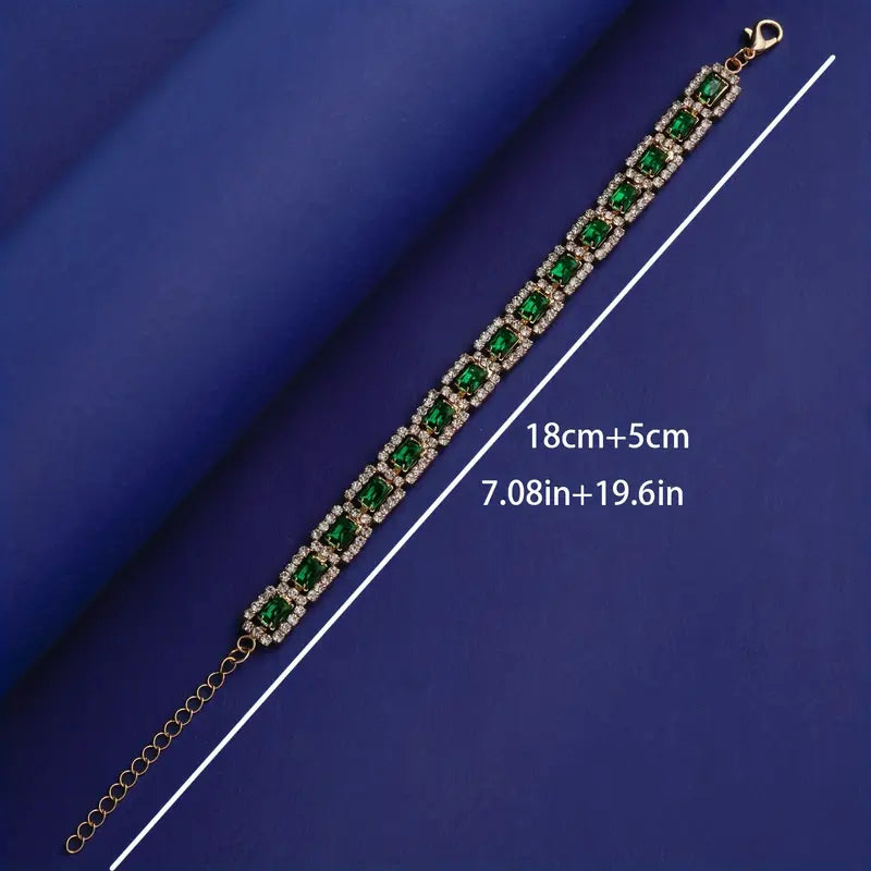 Pulsera Esmeralda Verde Mujer Ariadna™