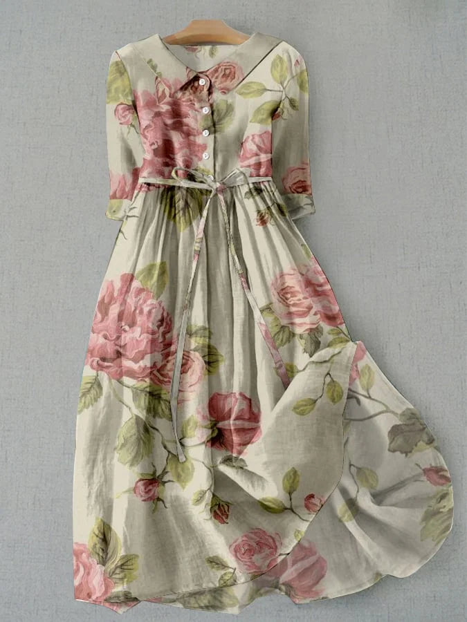 Carolina™ Vestido Floral con Lazo